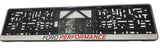 Genuine Ford Fiesta / Focus / Mustang Van Licence Plate Holder - Silver -2372314