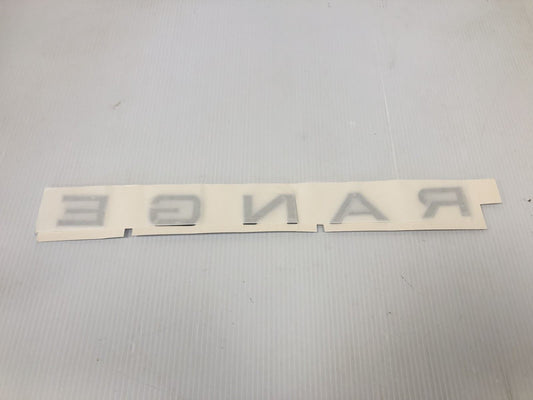 Genuine Range Rover Sport 2014+ Silver Bonnet "Range" Name Plate - LR094381