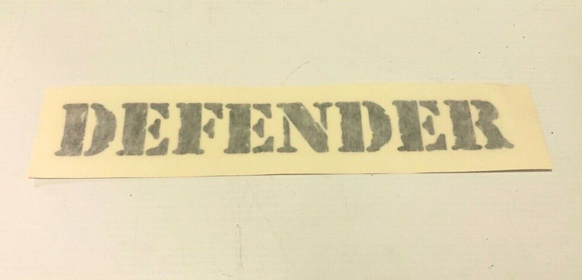 Genuine Land Rover Defender 2007-16 Name Plate Badge Brunel Raw LR024182