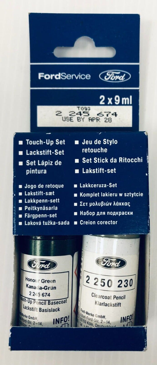 Genuine Ford Touch Up Paint Pen (Honour Green Metallic - 9ml Pens) 2245674
