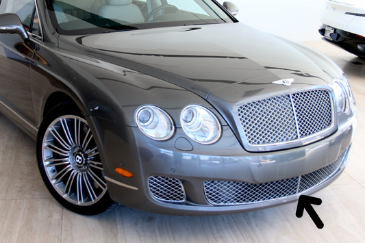 Original Bentley Continental Flying Spur 09-12 unterer Kühlergrill in Chrom