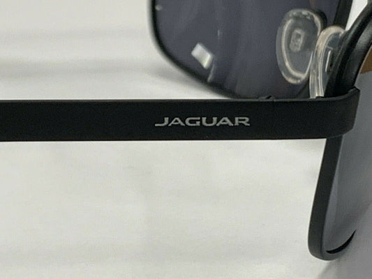 Lunettes de soleil Jaguar noires authentiques 50JSG6610