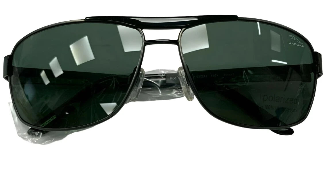 Original Jaguar Sonnenbrille in Schwarz 50JSG9792