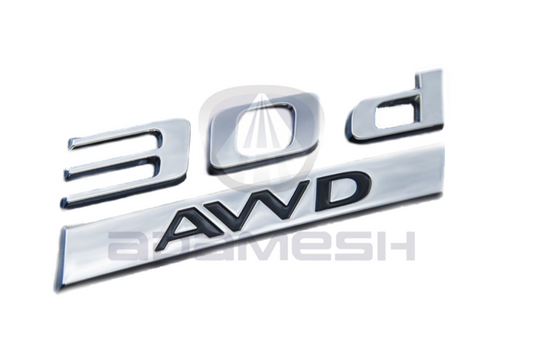 Jaguar 30d AWD Badge