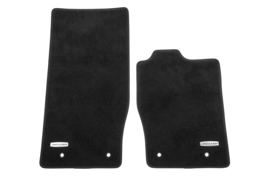 Jaguar F Type Carpet Mat Set - Ebony Black - Left Hand Drive