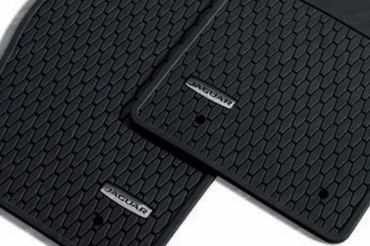 Jaguar F Type Utility Rubber Mat Set - Black - Left Hand Drive