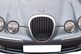 Calandre Jaguar S Type - Contour chromé et lamelles grises (modèles 1999 - 2002) 