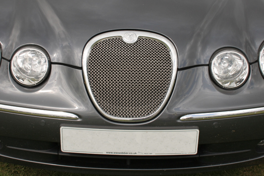 Jaguar S-Type-Grillgitter – Chromrahmen (Modelle 2004–2007) 