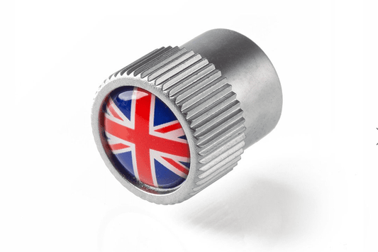 Jaguar Valve Stem Caps - Union Jack