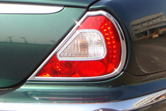 Jaguar XJ Chrome Rear Lamp surrounds