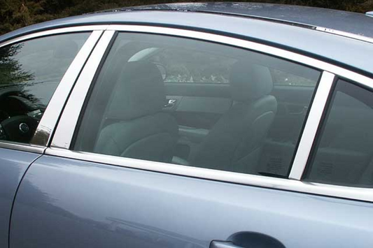 Jaguar XF Chrome Door Pillars