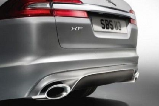 Jaguar XF Chrome Single Tail Pipe Trim