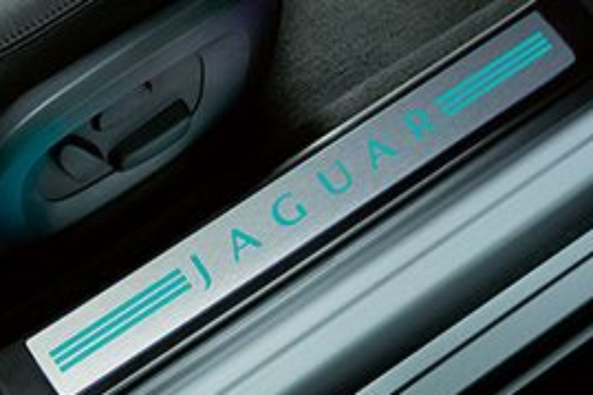 Plaques de seuil de porte éclairées pour Jaguar XF