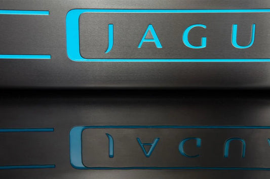 Plaques de seuil de porte éclairées pour Jaguar XF