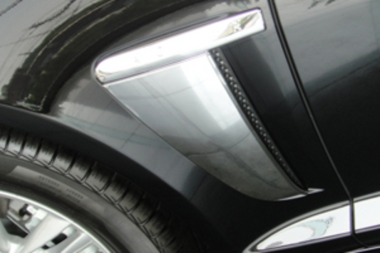 Jaguar XF Chrome Wing Louvers (2011 - 2015)