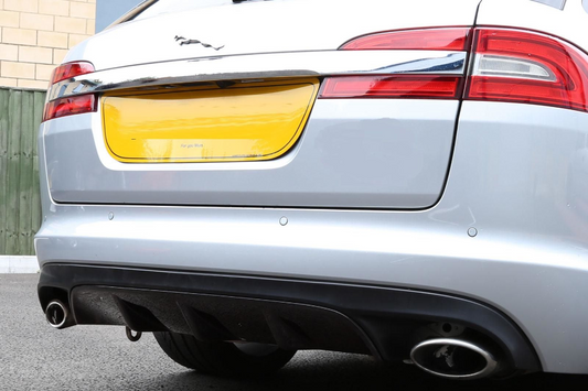 Jaguar XFR-S Rear Bumper Valance & Diffuser In Gloss Black