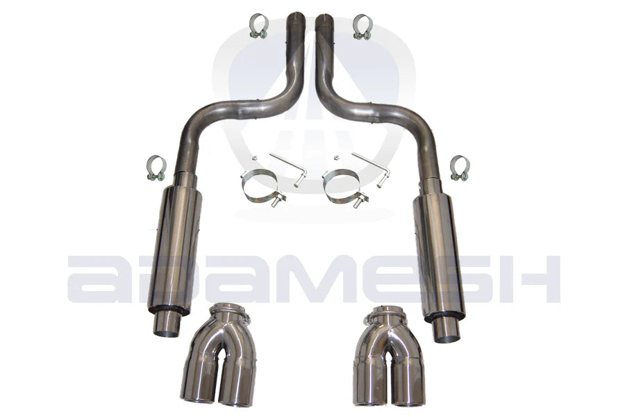 Jaguar XK Ersatzauspuff - Stufe 1 - 4,2 l - Quad-Endstücke