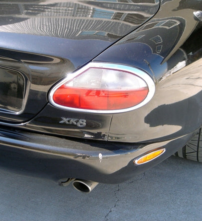 Jaguar XK8 & XKR Chrome Rear Lamp Surrounds