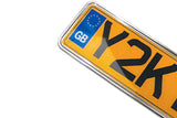 Jaguar XK8 & XKR Rear Shaped Number Plates