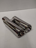 Jaguar XKR Chrome Tailpipe Finisher Kit 2008+