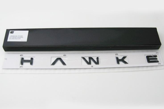 Lettrage « HAWKE » noir pour Land Rover Freelander 2