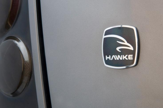 Badge émaillé vitrifié « HAWKE » pour Land Rover Freelander 2