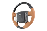 Land Rover Discovery 3 Steering Wheel - Black & Tan Napa Perforated Leather (Sports Grip)