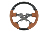 Land Rover Discovery 3 Steering Wheel - Black & Tan Napa Perforated Leather (Sports Grip)