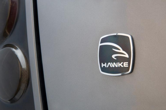 Badge émaillé vitrifié « HAWKE » pour Land Rover Freelander 2