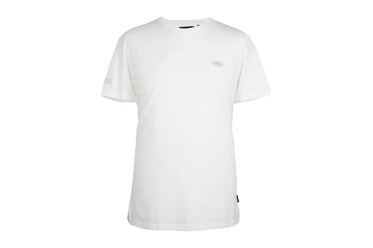 T-shirt à logo ovale pour homme Land Rover - Blanc