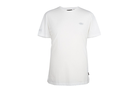 T-shirt à logo ovale pour homme Land Rover - Blanc