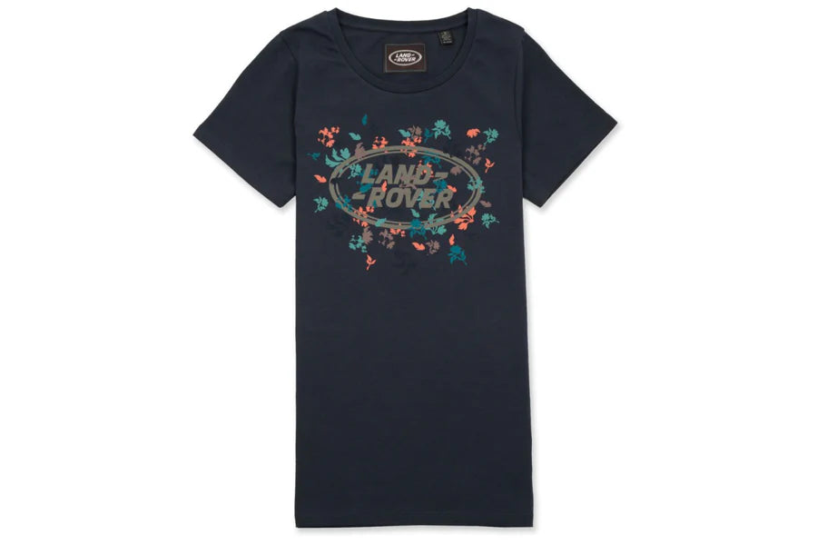 Land Rover Women's Graphic T-Shirt - Navy - Size 14