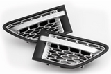 Range Rover Sport 2010 Autobiography Look Side Vents - Black With Silver Mesh