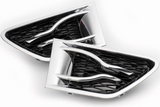 Range Rover Sport 2010 HAWKE Chayton Side Vents - Chrome With Black Mesh