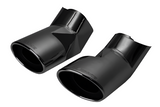 Range Rover Sport Angled 'HAWKE' Tail Pipe Trims - Black Chrome