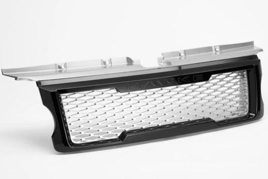 Range Rover Sport 'HAWKE' Saker Grille - Black With Silver Mesh