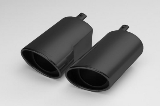 Range Rover Sport Supercharged 'HAWKE' Tail Pipe Trims - Black Chrome