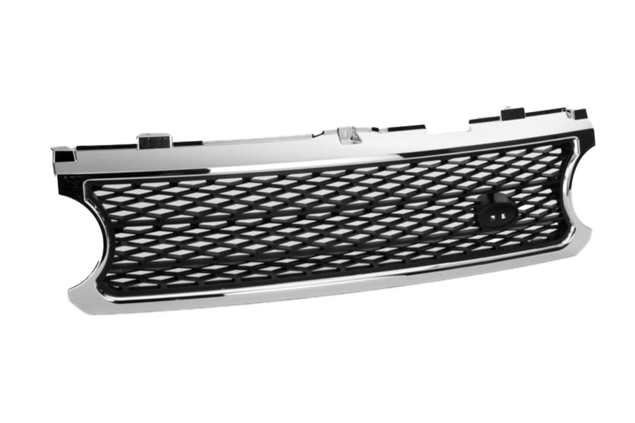 Range Rover Vogue 2006 Supercharged Grille - Chrome With Black Mesh