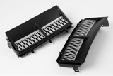 Range Rover Vogue Supercharged Side Vents - Black With Silver Mesh