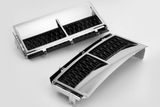 Range Rover Vogue Supercharged Side Vents - Chrome With Black Mesh