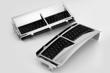 Range Rover Vogue Supercharged Side Vents - Chrome With Black Mesh