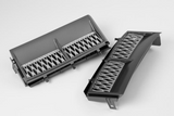 Range Rover Vogue Supercharged Side Vents - Grey With Silver Mesh