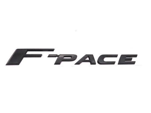Jaguar Black F Pace Badge