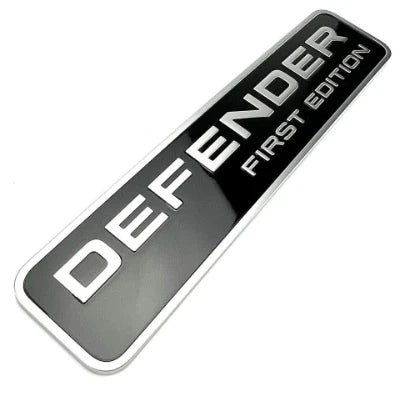 Land Rover Defender First Edition Rear Tailgate Badge