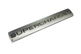 Silver Supercharged Emblem