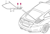 XKR-S Rear Quarter Decal For Convertible